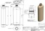 model custom 3d bottle design, plastic bottle design and 3d cad modeling